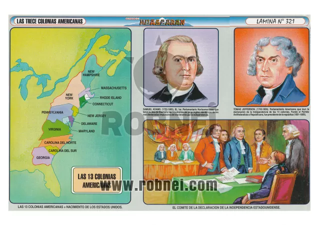 Las 13 Colonias Americanas